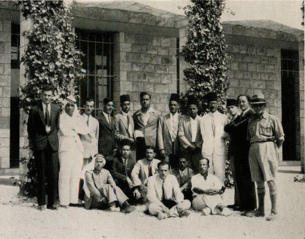 Village schoolmasters enrolled in a one-year practical teacher-training course in Tulkarem, Palestine, c. 1931