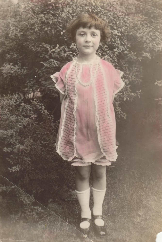 Zadi in the United States, c. 1927, after her adoption by the Gannaways.