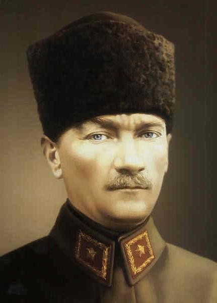 Mustafa Kemal Pasha, commander of the Turkish Nationalist army that retook Smyrna in September 1922. He became the first president of the Republic of Turkey in 1923.