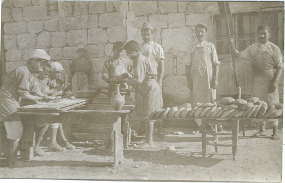 The orphanage bakes its own bread. Sidon, 1919–1920.