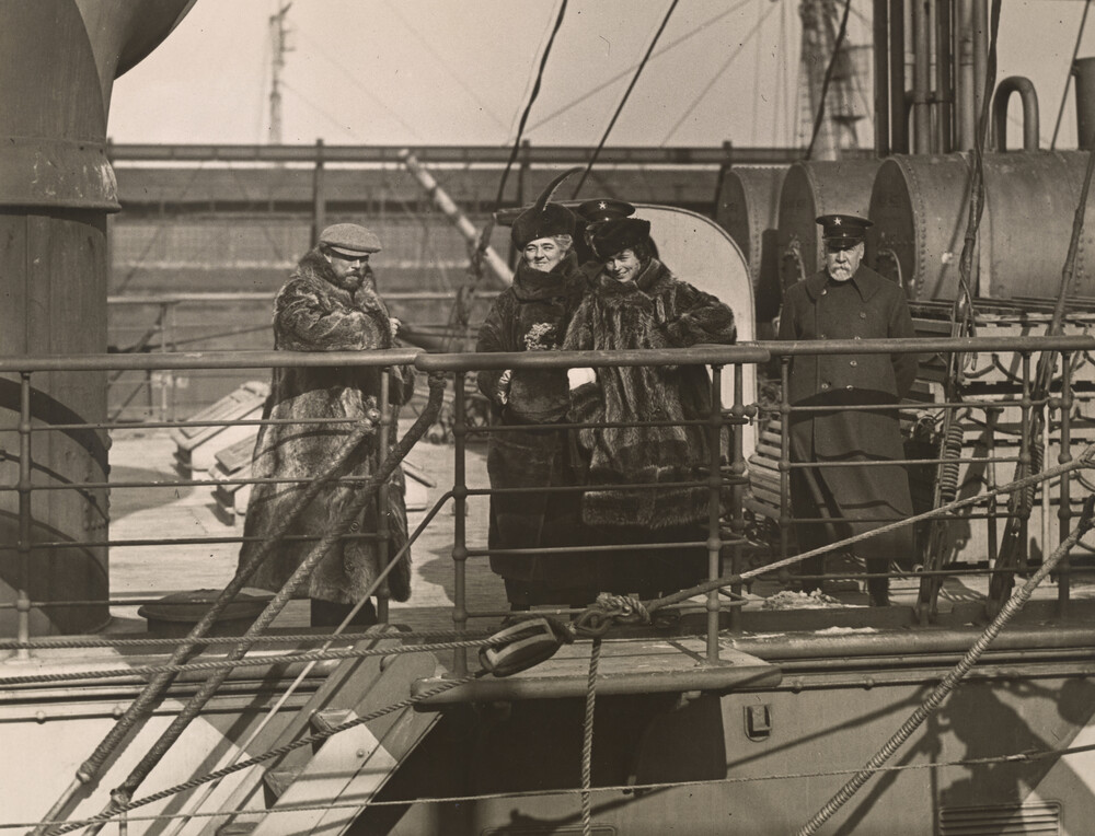 Sailing on the Mauretania for relief of the Near East.