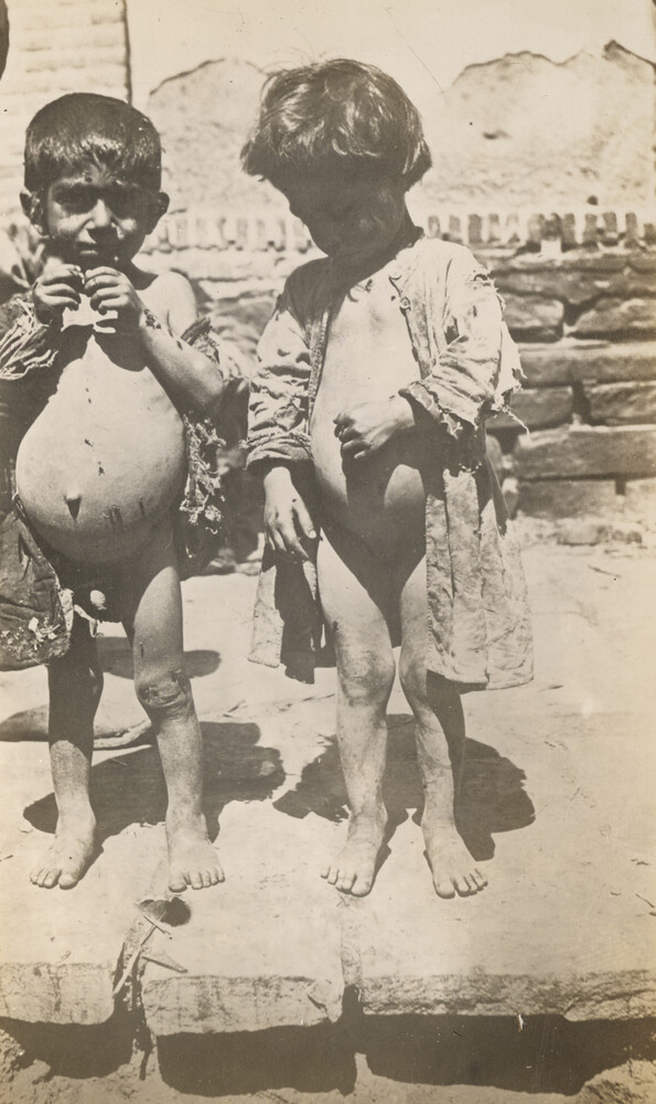 Kurdish refugee children, Urumia, Persia.