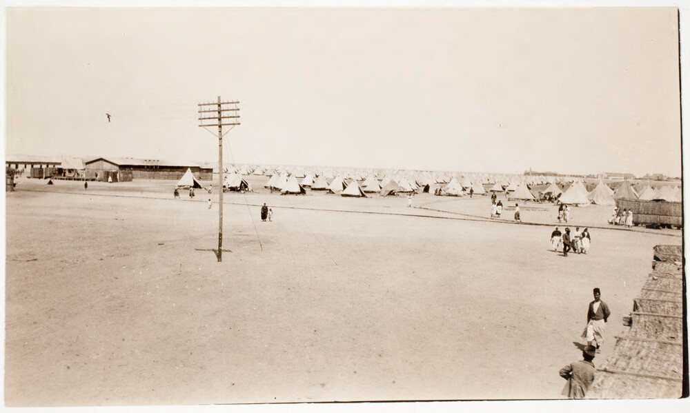 Armenian refugee camp, Port Fouad, facing Port Said