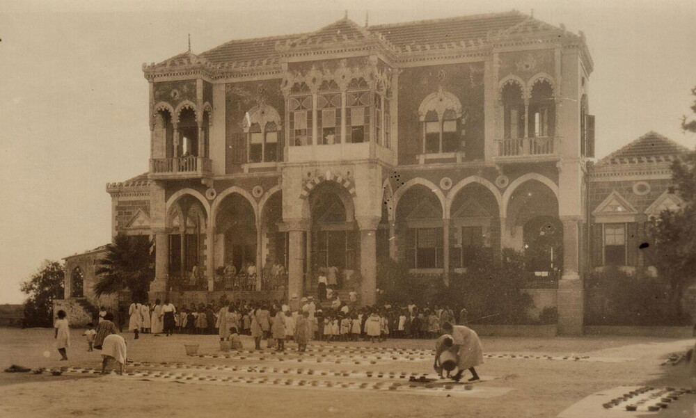 Exterior of the Birds' Nest Orphanage, Sidon, Lebanon