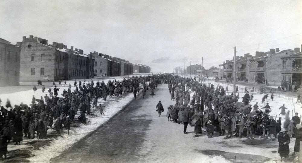 Parade Day, Polygon Orphanage, Alexandropol, 1920