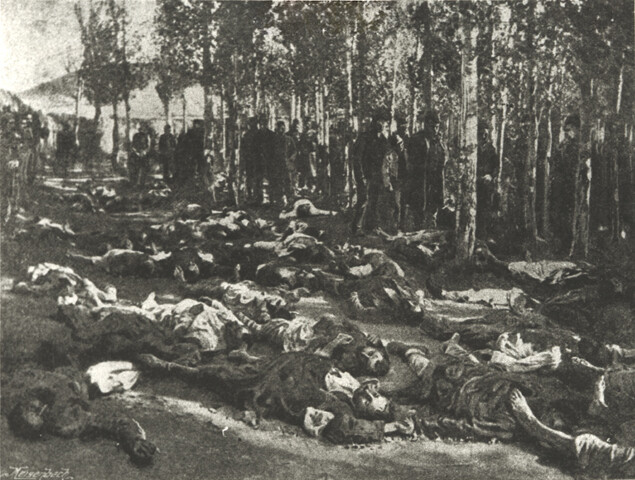 Victims of a massacre of Armenians in Erzerum, W.L. Sachtleben, October 30, 1895