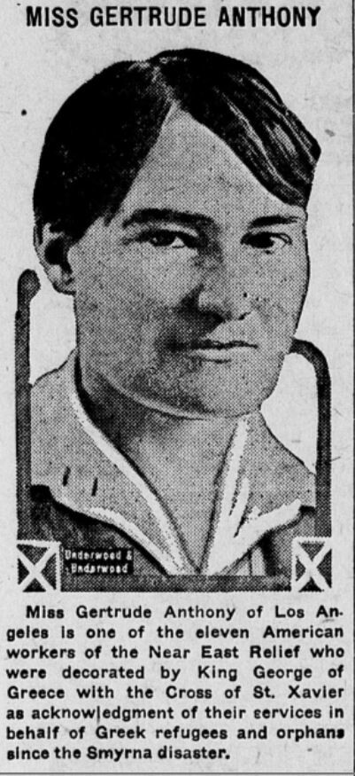 Gertrude Anthony, c. 1923