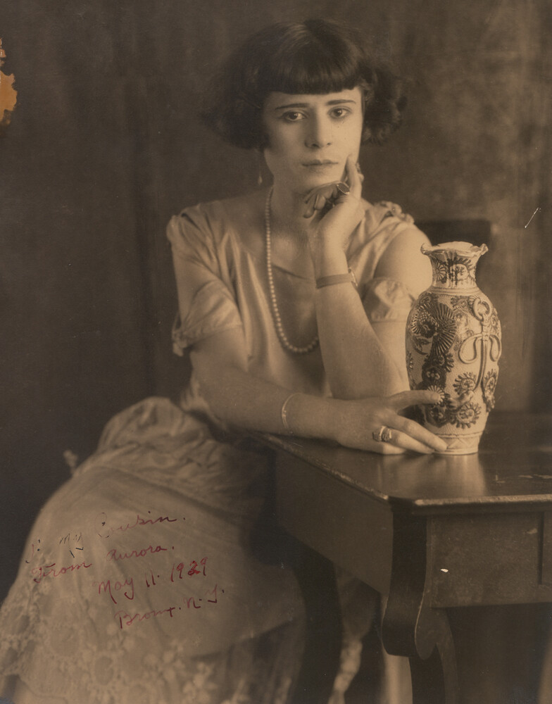 Aurora Mardiganian, inscribed portrait, Bronx, May 1929