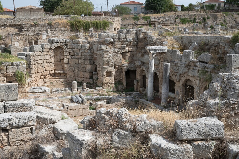The Fountain of Peirene today.
