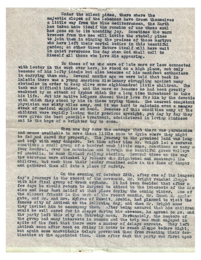 Kreider’s tribute to Lester James Wright, 1922