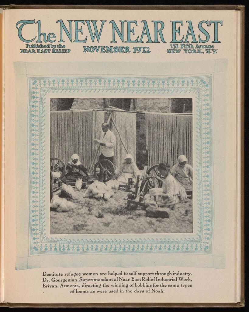 NER moves children from Anatolia after Smyrna. New Near East, Nov 1922.