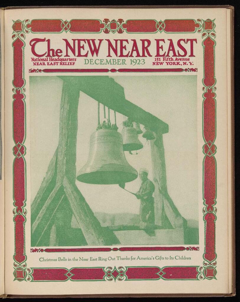 Golden Rule Sunday supports orphan care. New Near East, Dec 1923.